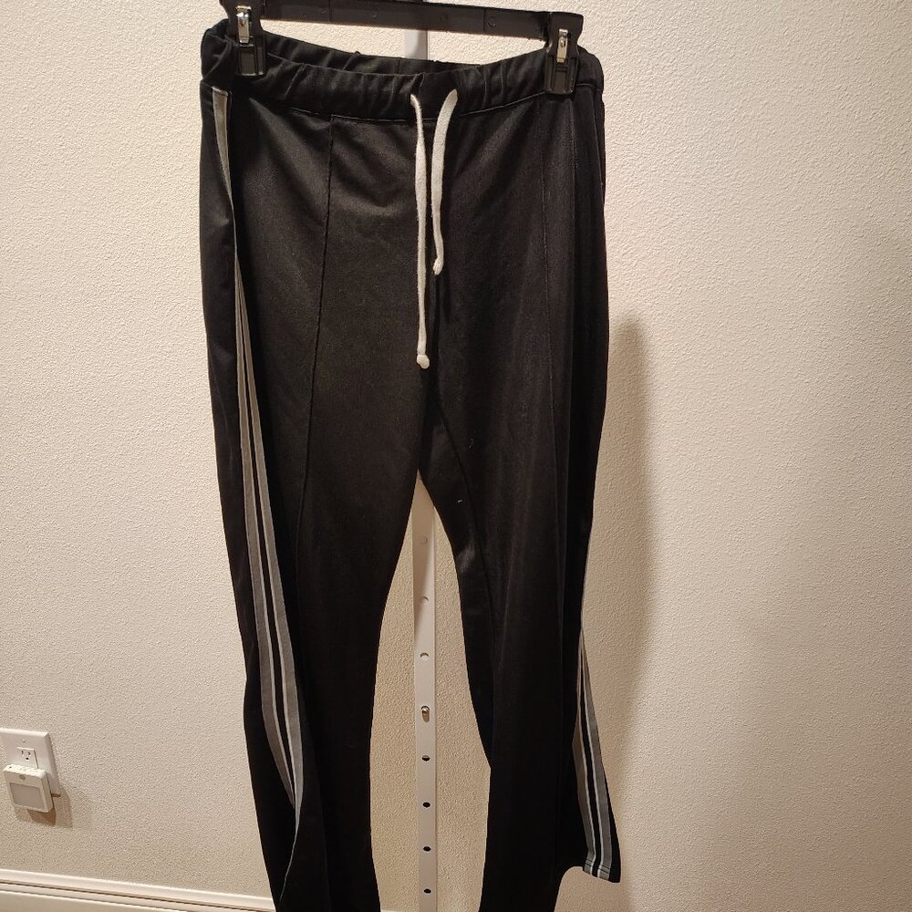 Mudd Sport Activewear Workout Pants Size Large Junior's Black Polyester Y2K